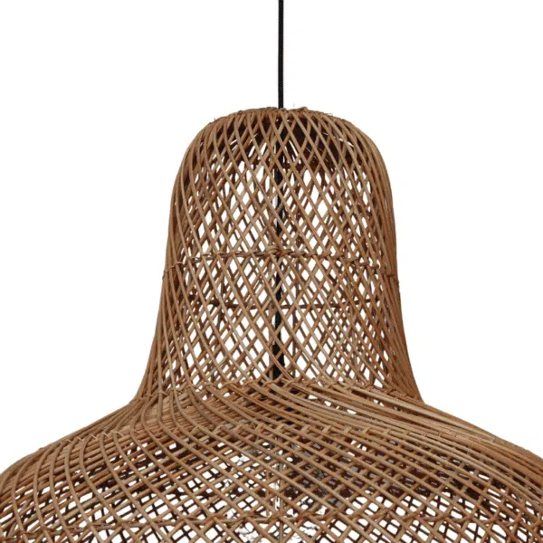 Rotan hanglamp Abella - ronde rotan hanglamp - 4Shine - Afbeelding 3