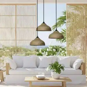 Bamboe hanglamp Zaphire - 4Shine