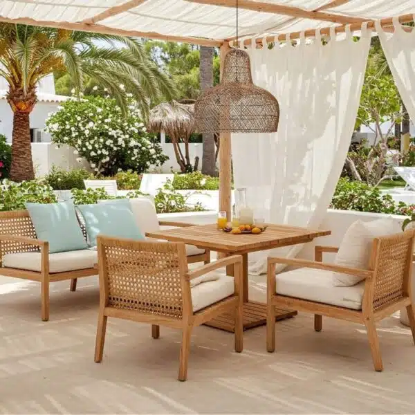 Rotan hanglamp Abella - ronde rotan hanglamp - 4Shine - Afbeelding 5