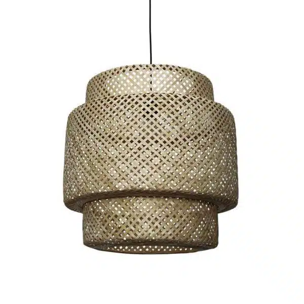 Bamboe hanglamp Santi - ronde bamboe hanglamp - 4Shine - Afbeelding 4