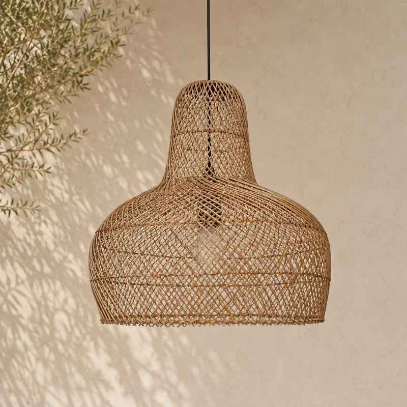 Rotan hanglamp Abella -Ø50cm - 4Shine