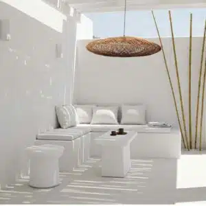 Rotan hanglamp Palmas - ronde rotan hanglamp - 4Shine
