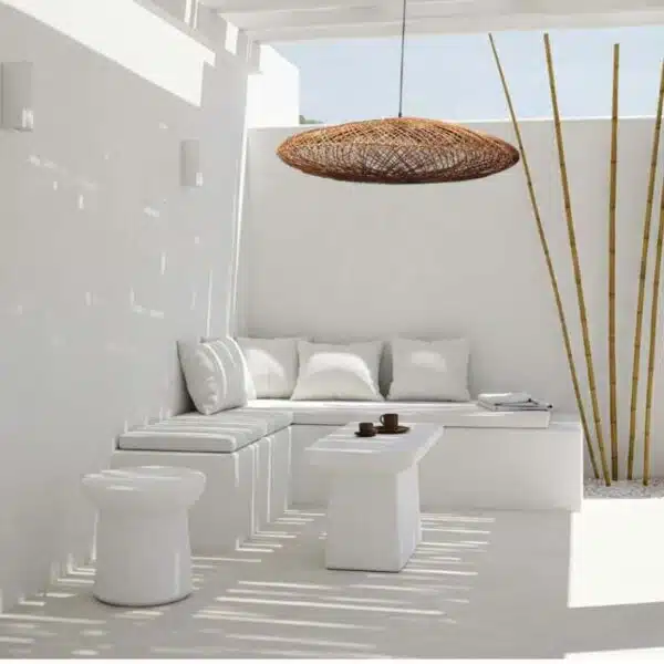 Rotan hanglamp Palmas - ronde rotan hanglamp - 4Shine