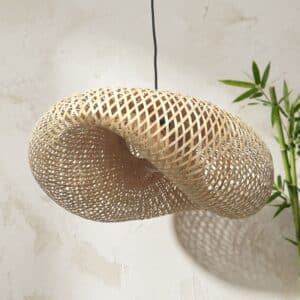 Bamboe hanglamp Sanso - sfeer - 4shine