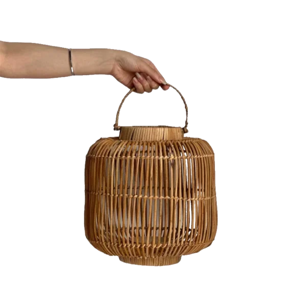 Rotan Lantaarn Coco -Ronde rotan lantaarn - 4Shine - Afbeelding 2