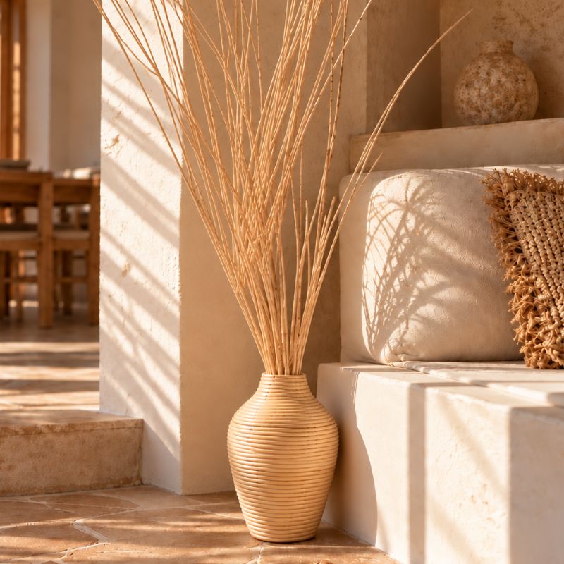 Rotan vaas S - decoratievaas - 4Shine