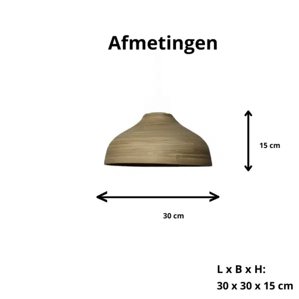Bamboe hanglamp Zaphire - 4Shine - Afbeelding 3