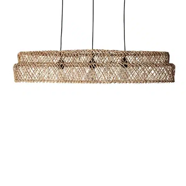 Ovale rotan hanglamp Mano - 4Shine - Afbeelding 4