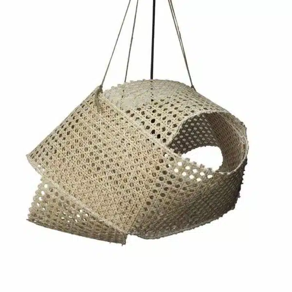 Ovale bamboe hanglamp Viane- 4Shine - Afbeelding 3