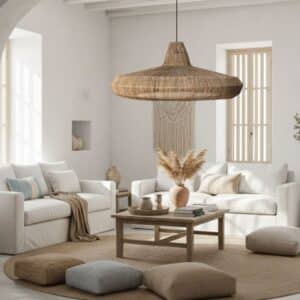 Jute hanglamp Jerico - 4shine