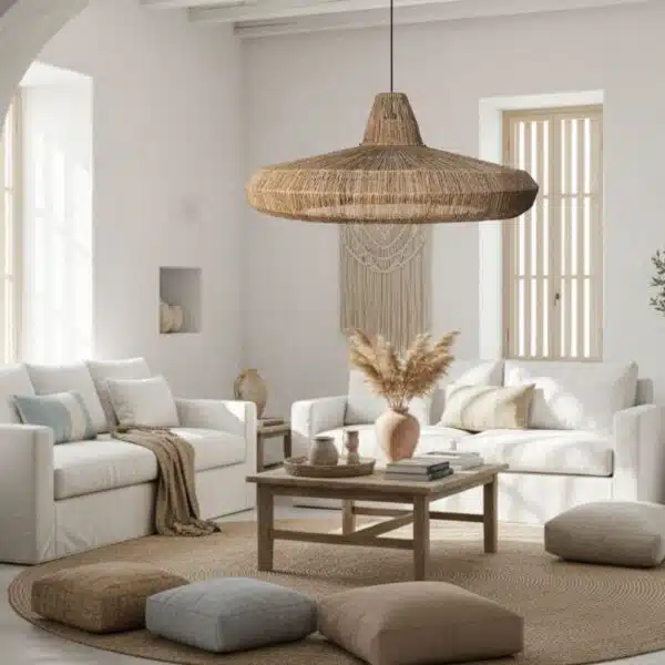 Jute hanglamp Jerico - 4shine