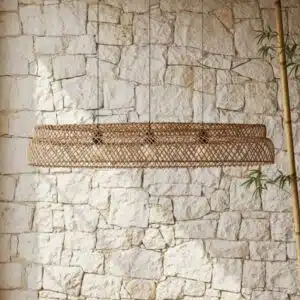 Rotan hanglamp Mano - 4shine