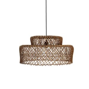 Ronde Rotan hanglamp Isla - 4Shine