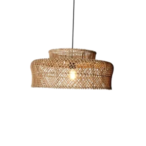 Ronde Rotan hanglamp Isla - 4Shine