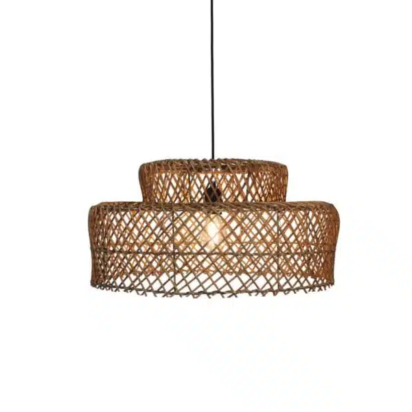 Ronde Rotan hanglamp Isla - 4Shine - Afbeelding 3