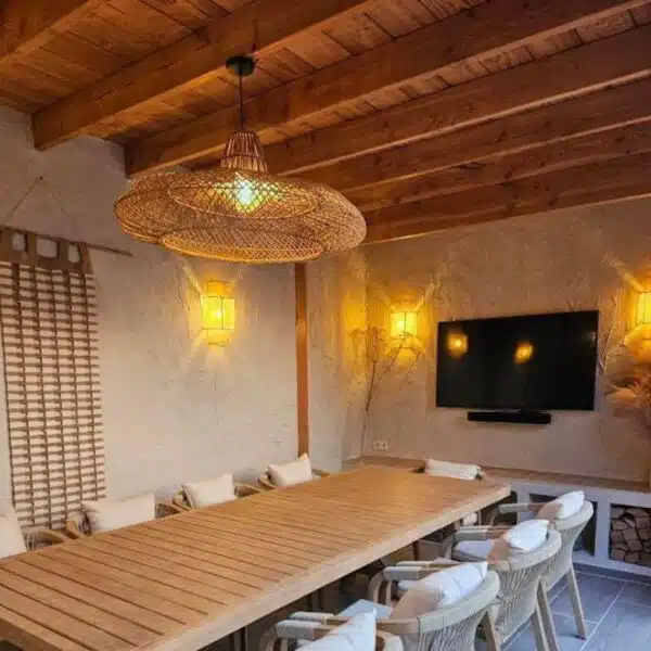 Rotan hanglamp Jerico - 4shine
