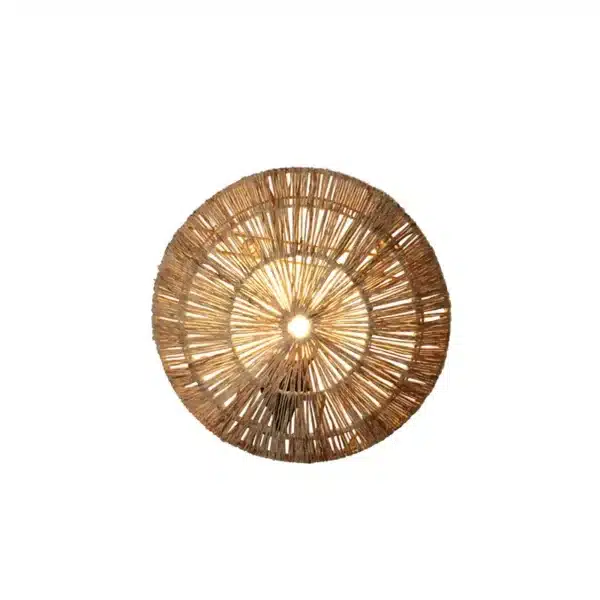 Wandlamp van jute -4shine