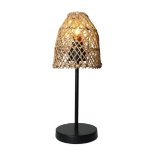 Ronde rotan tafellamp Juno - 4Shine