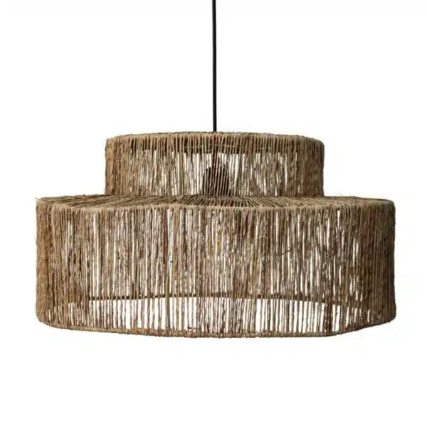 Ronde jute hanglamp Isla - 4Shine - Afbeelding 6