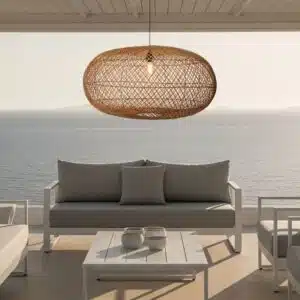 Rotan hanglamp Liv XL - 4shine