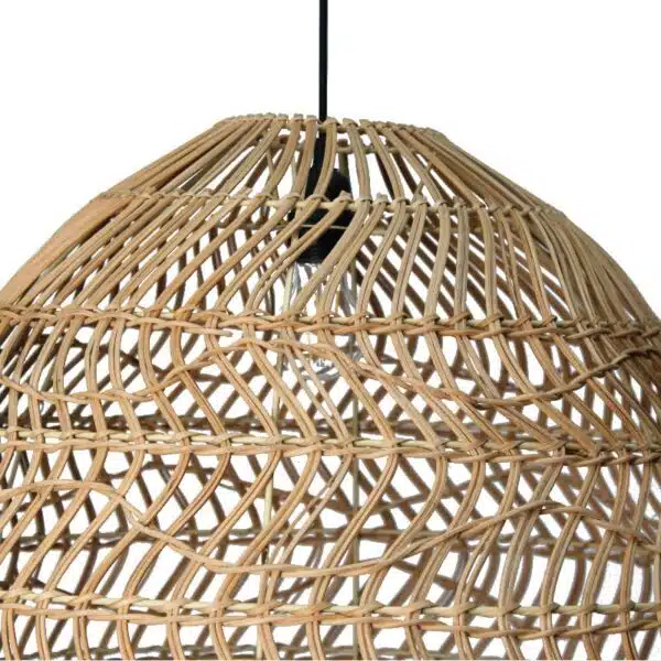 Rotan hanglamp Ravi - ronde hanglamp - 4Shine - Afbeelding 4