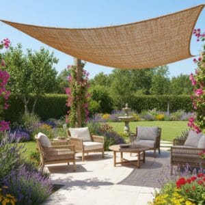 4x4 m1 kokos schaduwdoek sfeer - 4shine