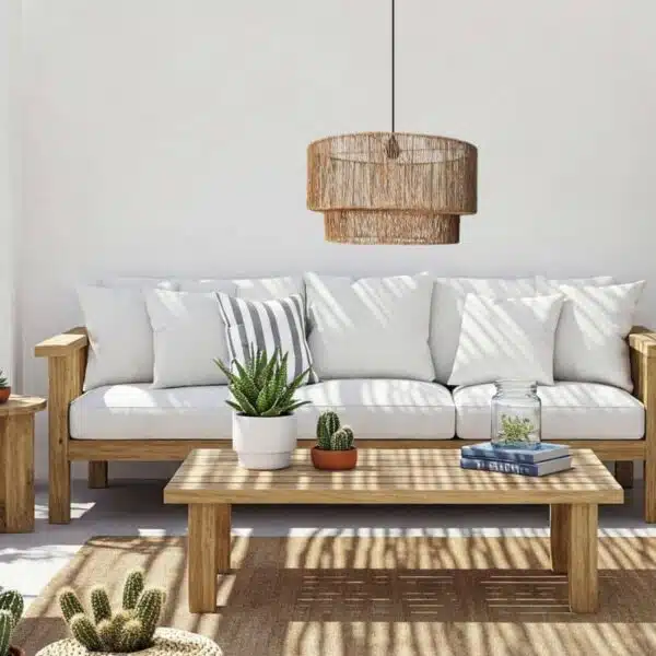 Jute hanglamp Amora - 4shine