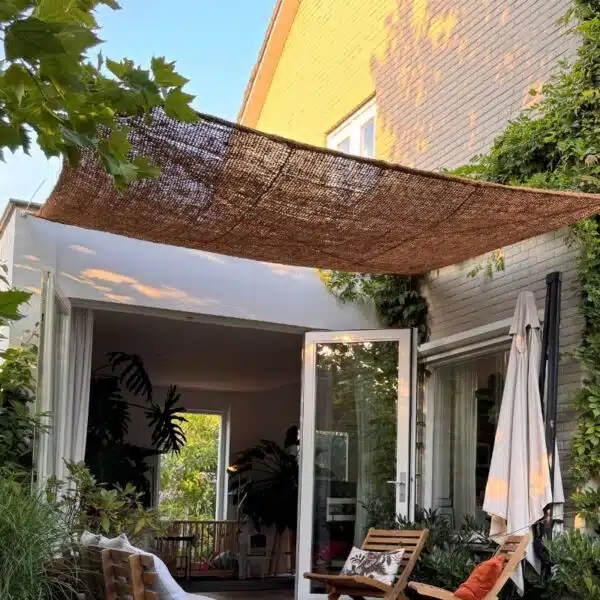 Kokos schaduwdoek 3x3 m1 - 4shine