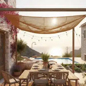 Kokos schaduwdoek 4x3 m1 - 4shine