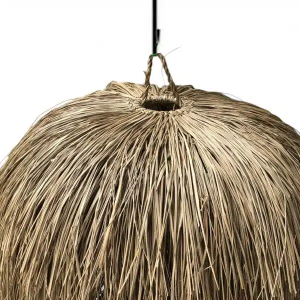 Ronde zeegras hanglamp Javi - 4shine - Afbeelding 3
