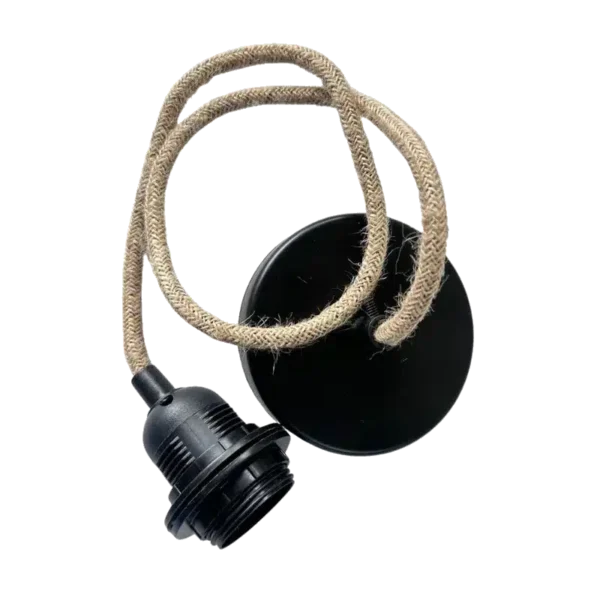 Touw fitting naturel, 80 cm - Pendel