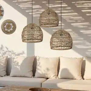 Rotan hanglamp Ravi S - 4shine