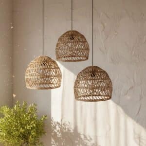 Rotan hanglamp Ravi S - 4shine