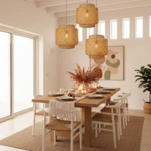 Bamboe hanglamp Santi S - 4shine