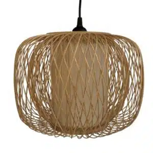 Bamboe hanglamp Fira M- ronde bamboe hanglamp - 4Shine