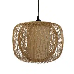 Bamboe hanglamp Fira S- ronde bamboe hanglamp - 4Shine