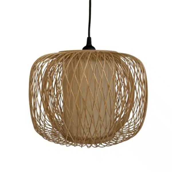 Bamboe hanglamp Fira S- ronde bamboe hanglamp - 4Shine