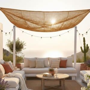 Kokos schaduwdoek 4x2 m1 - 4shine