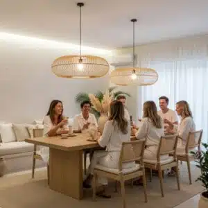 Bamboe hanglamp Lina - 4shine