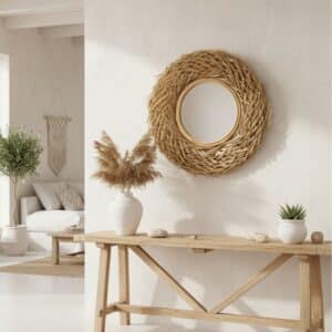 Rotan spiegel XL - 4shine