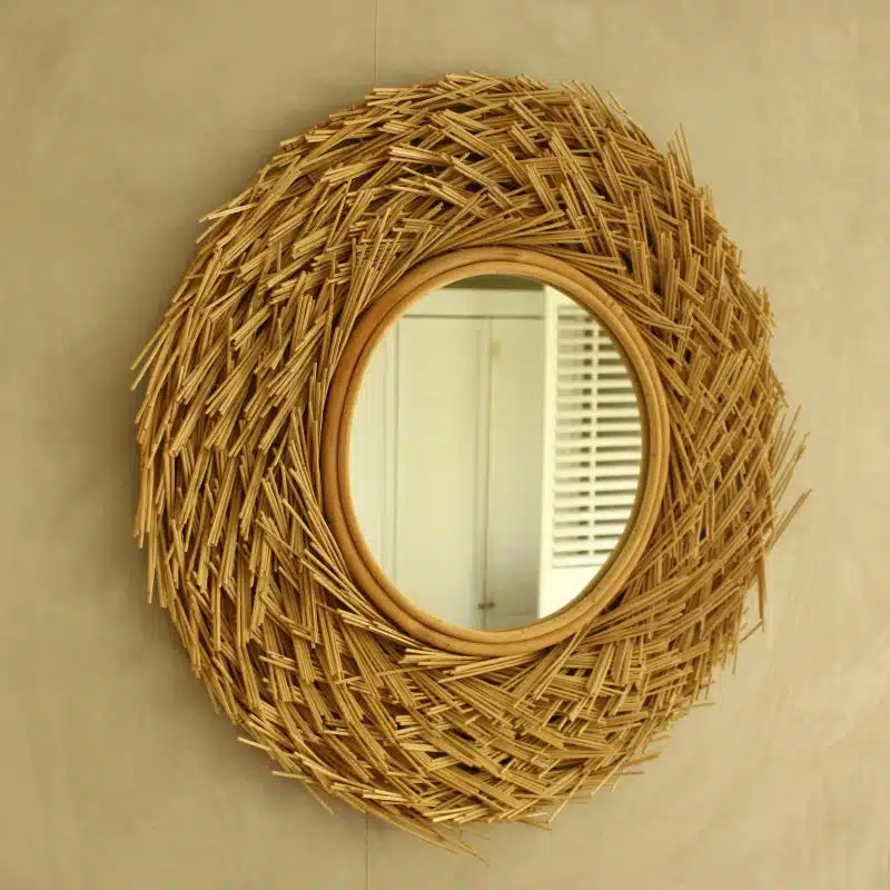 Rotan spiegel XL - 4shine