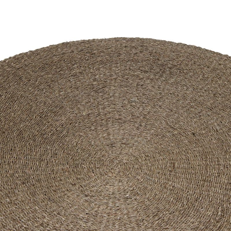 Rond zeegras vloerkleed