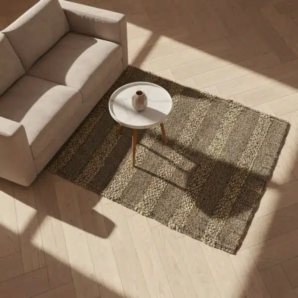 Zeegras & palm vloerkleed 120x170 cm - rechthoekig vloerkleed - 4shine - Afbeelding 2