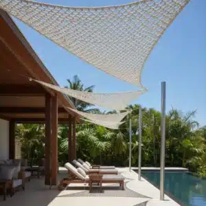 Driehoekig macramé schaduwdoek 2x2x2 m1 - 4shine