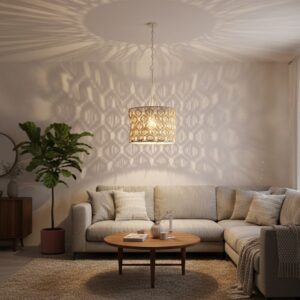 Macramé hanglamp Cala sfeer - 4shine