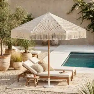 Macramé parasol 300 cm - 4shine