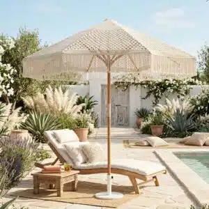 Macramé parasol - 250 cm - 4shine