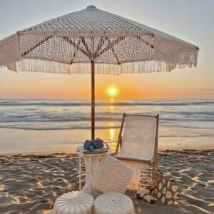 Parasol macramé 250 cm - 4shine