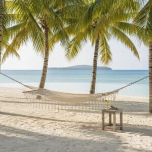 Macramé hangmat met franjes, zonder standaard