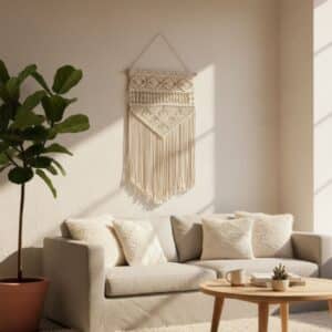 Macramé muurdecoratie Luna - 4shine